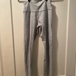 alo yoga size small grey leggings. never worn